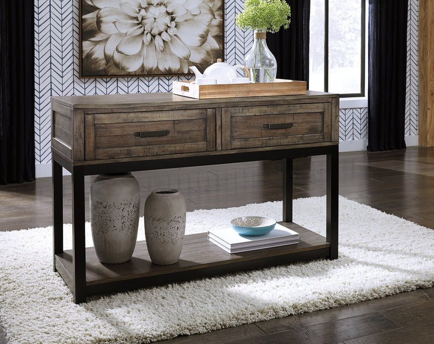 Johurst Sofa/Console Table - Woo Town Furniture (Worcester,MA)