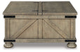 Aldwin Coffee Table With Storage - Woo Town Furniture (Worcester,MA)