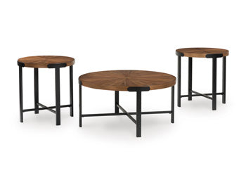 Crosstrail Table (Set of 3) - Woo Town Furniture (Worcester,MA)