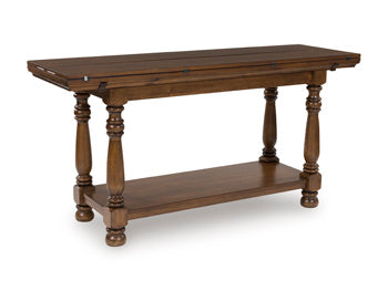 Sturlayne Flip Top Sofa Table - Woo Town Furniture (Worcester,MA)