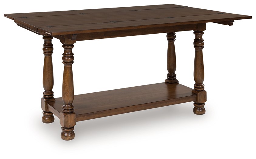 Sturlayne Flip Top Sofa Table - Woo Town Furniture (Worcester,MA)