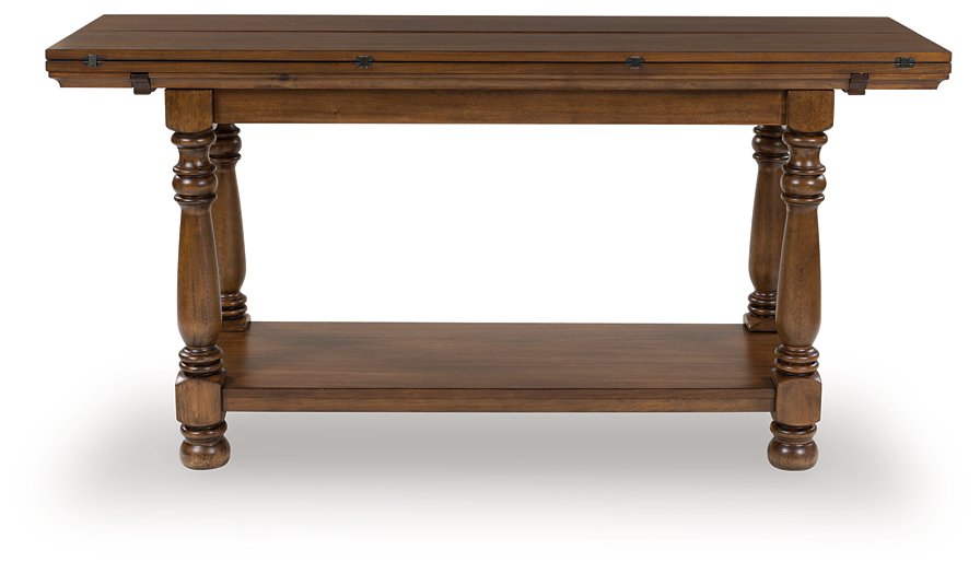 Sturlayne Flip Top Sofa Table - Woo Town Furniture (Worcester,MA)
