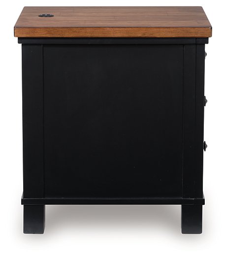 Wildenauer Chairside End Table - Woo Town Furniture (Worcester,MA)