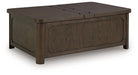 Breckington Coffee Table With Storage - Woo Town Furniture (Worcester,MA)