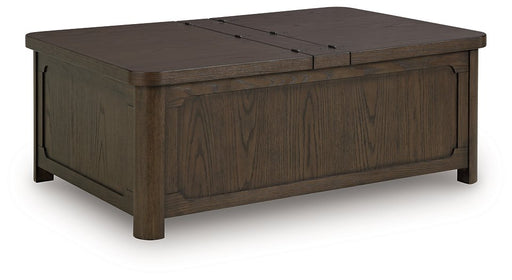 Breckington Coffee Table With Storage - Woo Town Furniture (Worcester,MA)