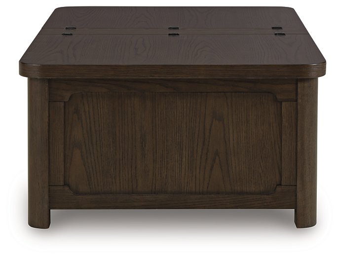Breckington Coffee Table With Storage - Woo Town Furniture (Worcester,MA)