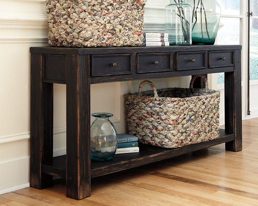 Gavelston Sofa/Console Table - Woo Town Furniture (Worcester,MA)