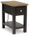 Drazmine Chairside End Table - Woo Town Furniture (Worcester,MA)