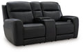 5Z-Relaxation Power Reclining Loveseat with Console - Woo Town Furniture (Worcester,MA)
