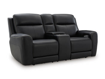 5Z-Comfort Power Reclining Loveseat with Console - Woo Town Furniture (Worcester,MA)