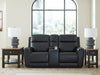 5Z-Relaxation Power Reclining Loveseat with Console - Woo Town Furniture (Worcester,MA)