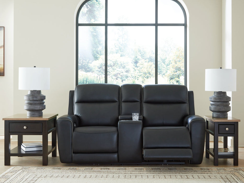 5Z-Relaxation Power Reclining Loveseat with Console - Woo Town Furniture (Worcester,MA)