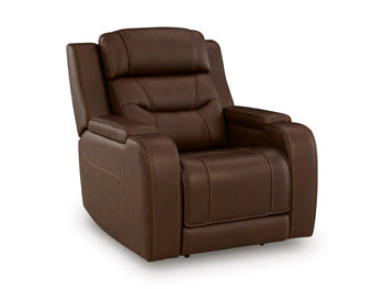 Knightington Power Recliner with Audio Seating - Woo Town Furniture (Worcester,MA)