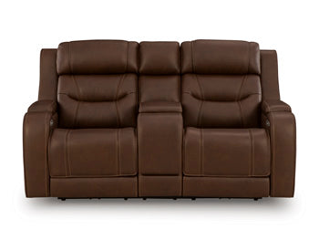 Knightington Power Reclining Loveseat with Audio Seating - Woo Town Furniture (Worcester,MA)