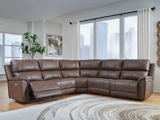 Bleckley Power Reclining Sectional - Woo Town Furniture (Worcester,MA)