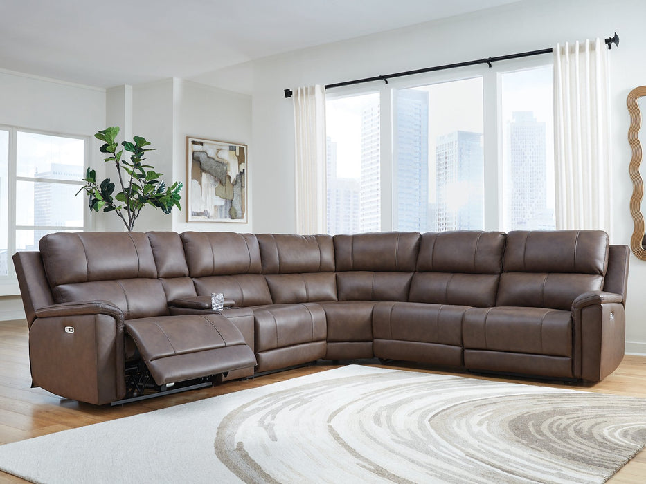 Bleckley Power Reclining Sectional - Woo Town Furniture (Worcester,MA)