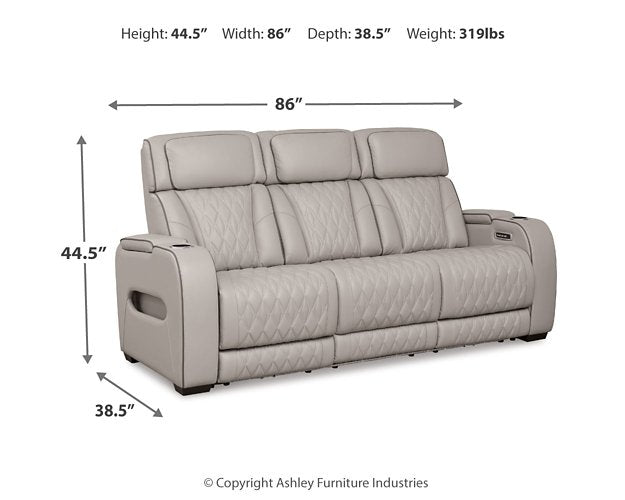 Boyington Power Reclining Sofa - Woo Town Furniture (Worcester,MA)