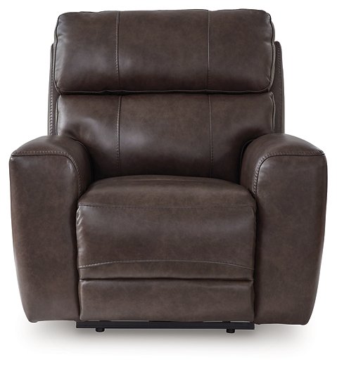 Crossplex Power Recliner - Woo Town Furniture (Worcester,MA)