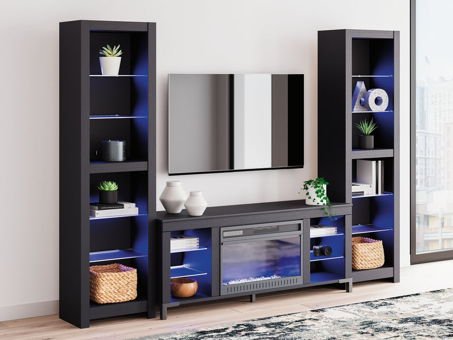Cayberry Entertainment Center with Electric Fireplace - Woo Town Furniture (Worcester,MA)
