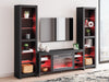 Cayberry Entertainment Center with Electric Fireplace - Woo Town Furniture (Worcester,MA)