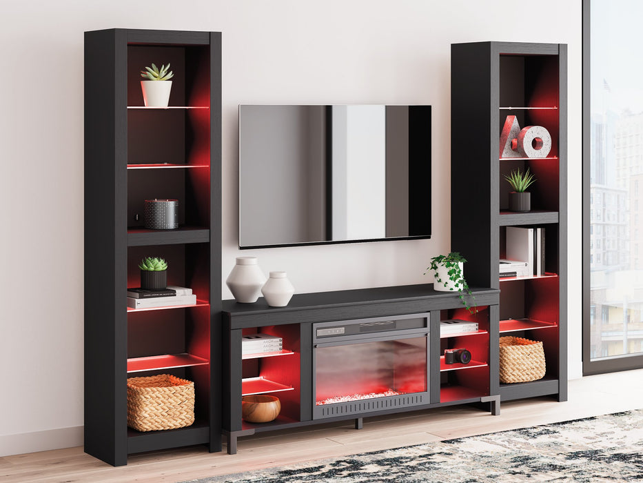 Cayberry Entertainment Center with Electric Fireplace - Woo Town Furniture (Worcester,MA)