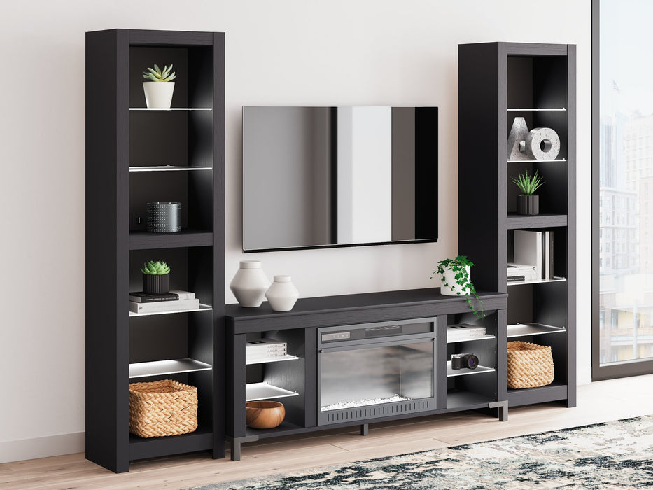 Cayberry Entertainment Center with Electric Fireplace - Woo Town Furniture (Worcester,MA)
