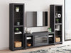 Cayberry Entertainment Center with Electric Fireplace - Woo Town Furniture (Worcester,MA)