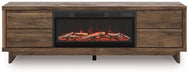 Zadilyn 72" TV Stand with Electric Fireplace - Woo Town Furniture (Worcester,MA)