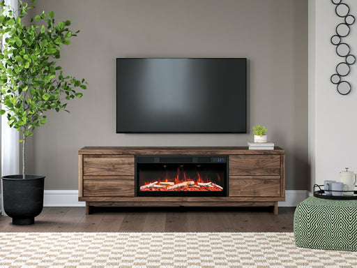 Zadilyn 72" TV Stand with Electric Fireplace - Woo Town Furniture (Worcester,MA)