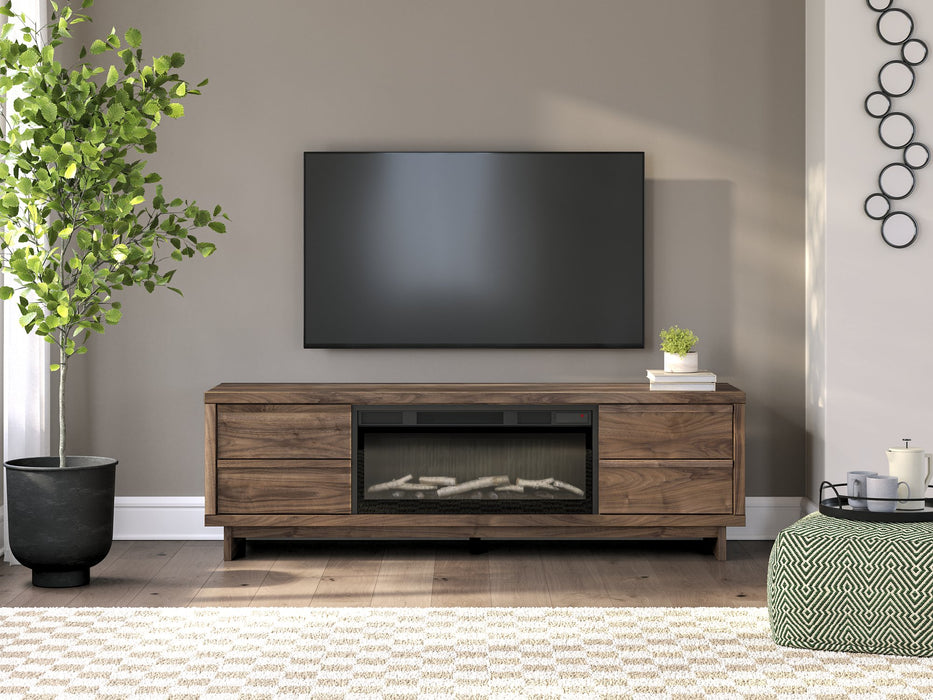 Zadilyn 72" TV Stand with Electric Fireplace - Woo Town Furniture (Worcester,MA)
