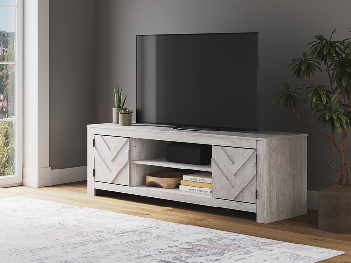 Cayboni 71" TV Stand with Electric Fireplace - Woo Town Furniture (Worcester,MA)