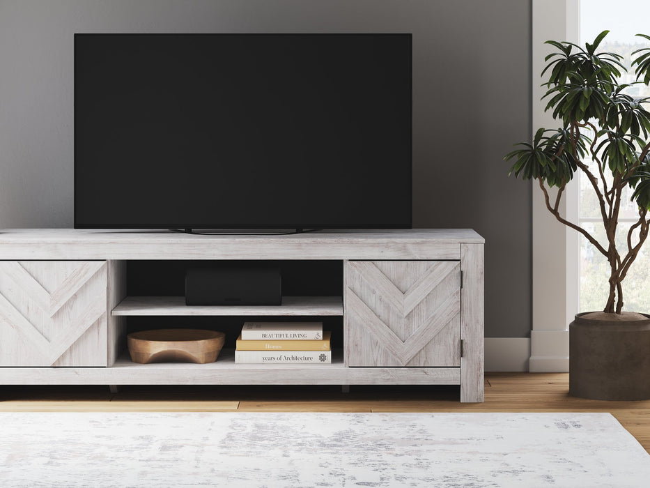 Cayboni 71" TV Stand with Electric Fireplace - Woo Town Furniture (Worcester,MA)