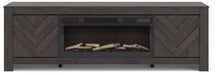 Cayboni 71" TV Stand with Electric Fireplace - Woo Town Furniture (Worcester,MA)