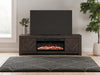 Cayboni 71" TV Stand with Electric Fireplace - Woo Town Furniture (Worcester,MA)