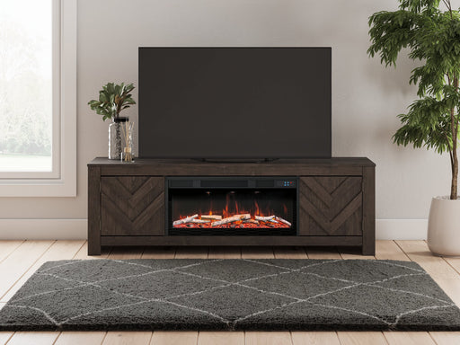 Cayboni 71" TV Stand with Electric Fireplace - Woo Town Furniture (Worcester,MA)