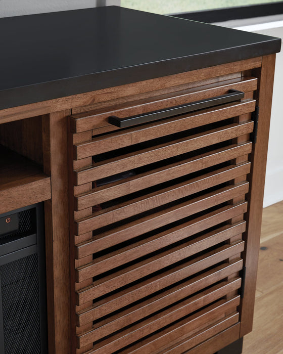 Kallari 84" TV Stand with Electric Fireplace - Woo Town Furniture (Worcester,MA)