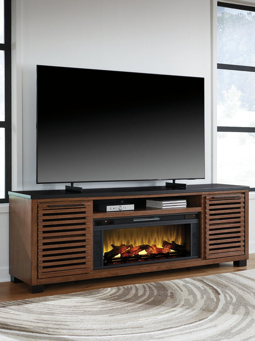 Kallari 84" TV Stand with Electric Fireplace - Woo Town Furniture (Worcester,MA)