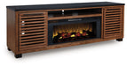 Kallari 84" TV Stand with Electric Fireplace - Woo Town Furniture (Worcester,MA)