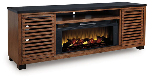 Kallari 84" TV Stand with Electric Fireplace - Woo Town Furniture (Worcester,MA)