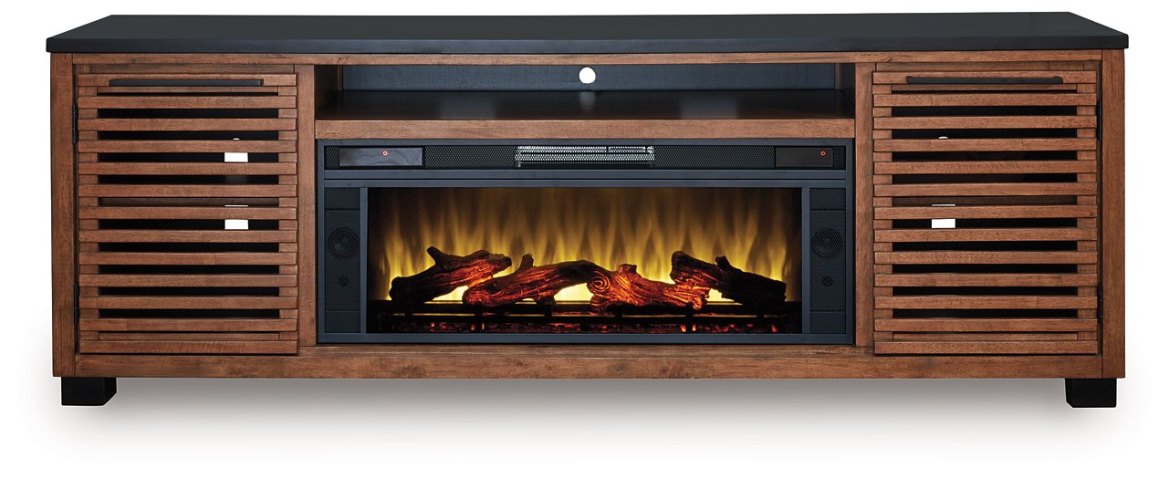 Kallari 84" TV Stand with Electric Fireplace - Woo Town Furniture (Worcester,MA)