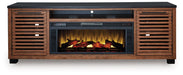 Kallari 84" TV Stand with Electric Fireplace - Woo Town Furniture (Worcester,MA)