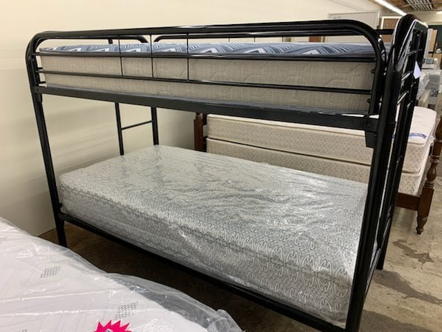 Black Metal Twin Bunkbed Frame