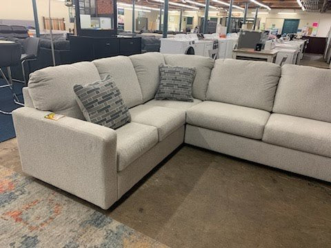 Large Gray Ashley Sectional