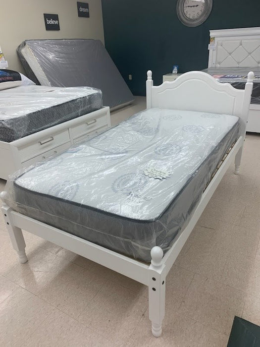 Complete Twin Bed Set (Frame & Mattress)